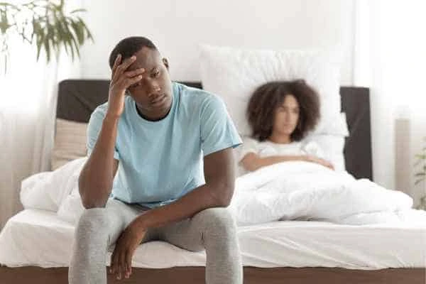 Man upset about ED symptoms Barry