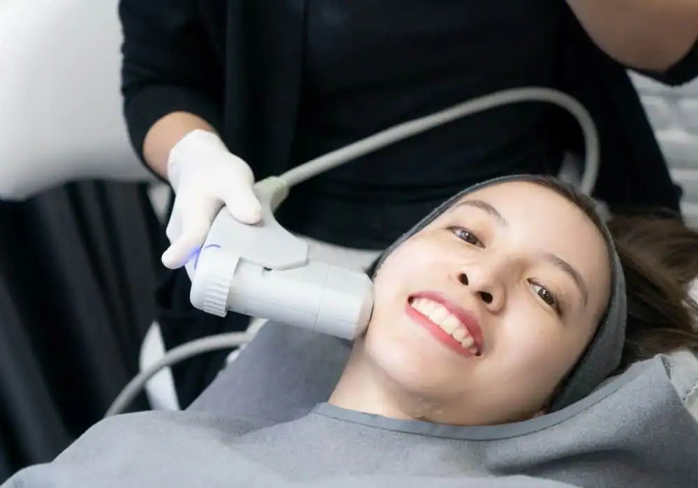 HIFU treatment Barry in progress