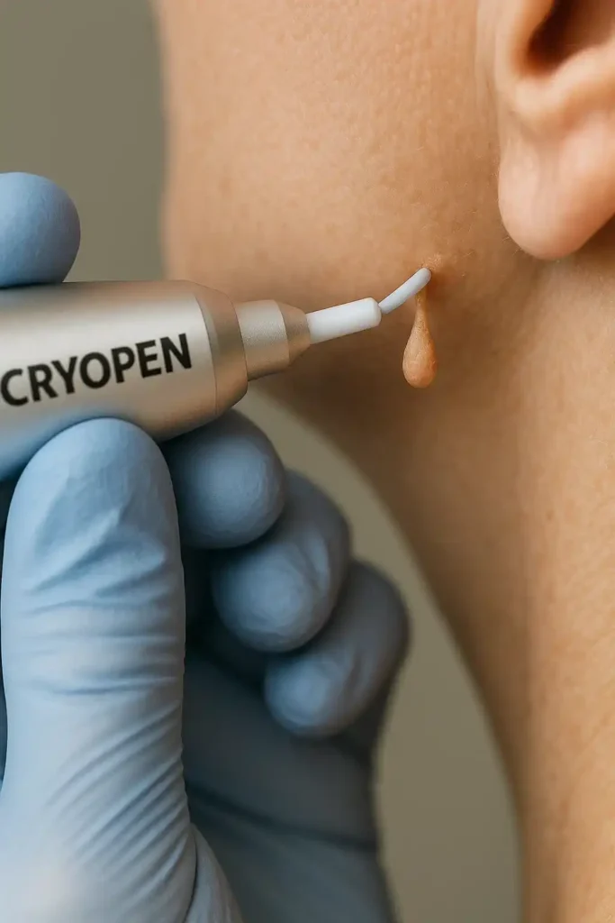 Cryopen for skin tags removal Barry speak to our team today!