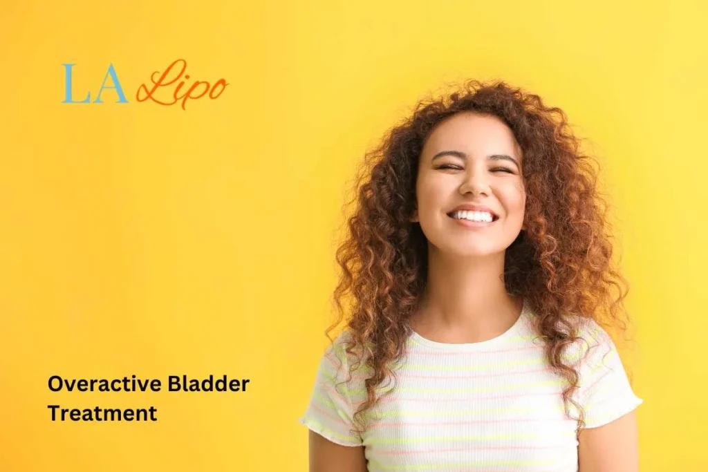 woman smiling about overactive bladder treatment Barry solutions